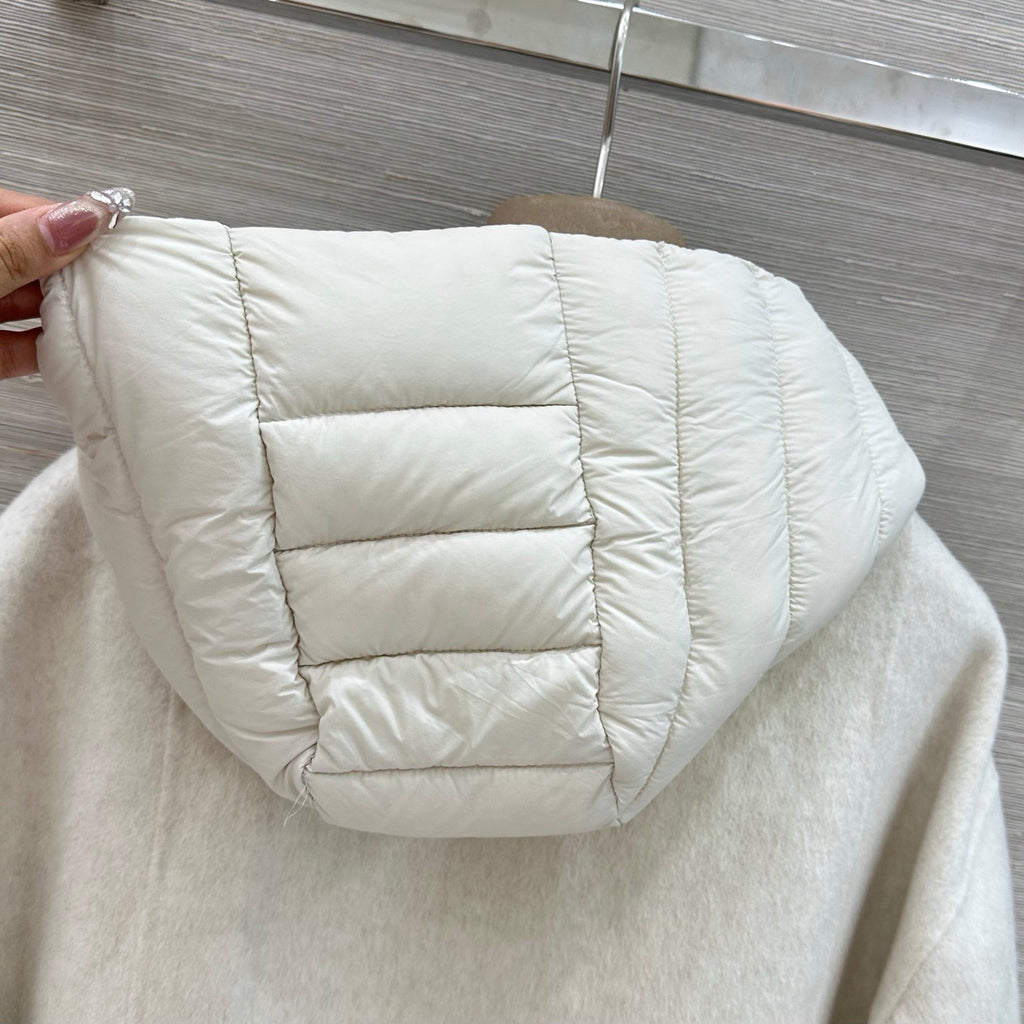 Loro Piana oatmeal taupe coat