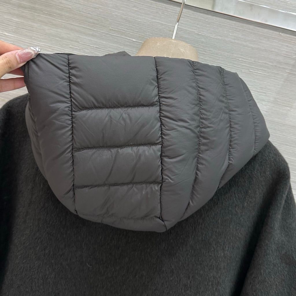 Loro Piana charcoal grey modular coat
