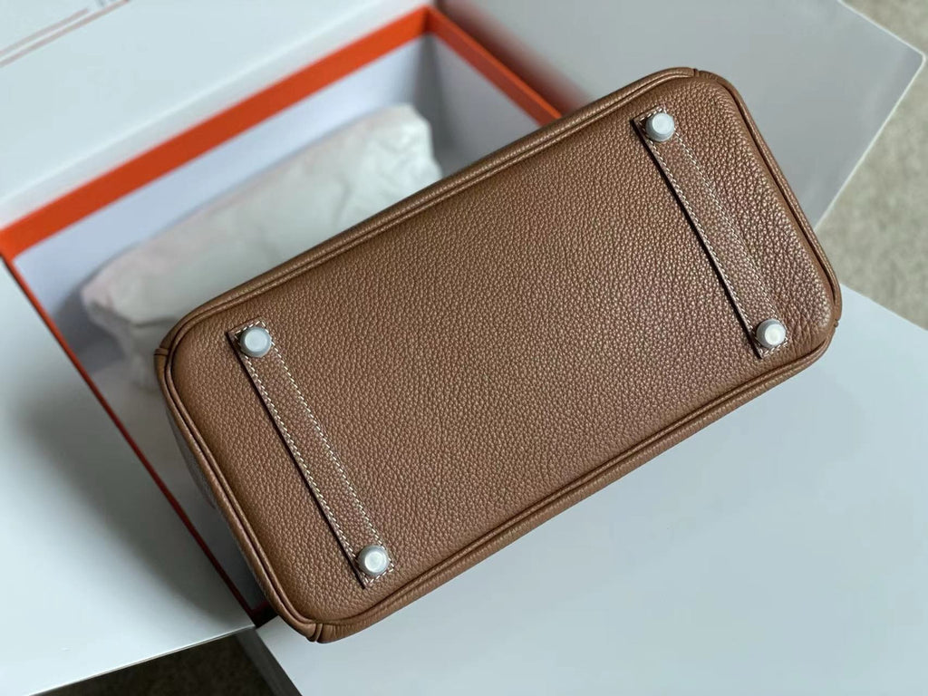 Hermès 3 En 1 Birkin 30 Gold Barenia Faubourg and Toile with Palladium Hardware