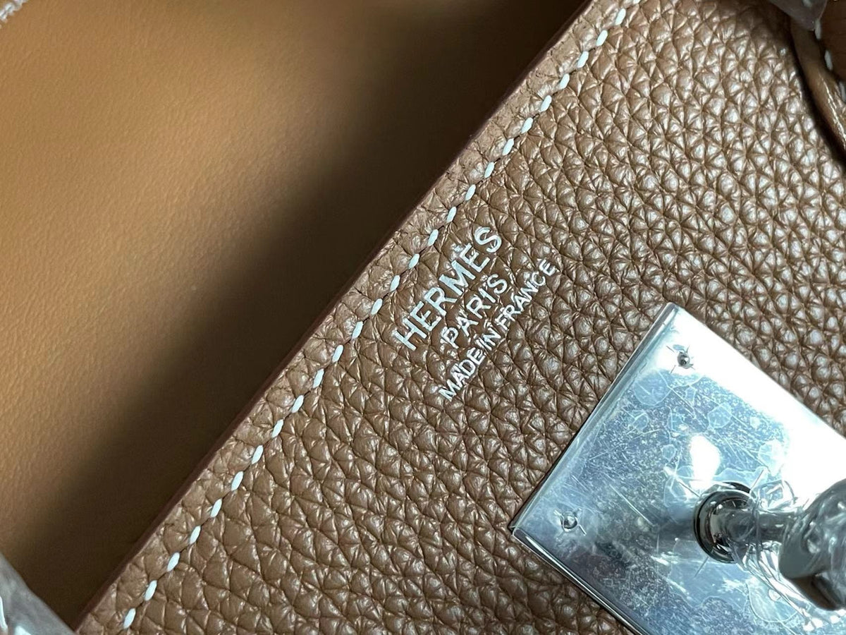 Hermès 3 En 1 Birkin 30 Gold Barenia Faubourg and Toile with Palladium Hardware
