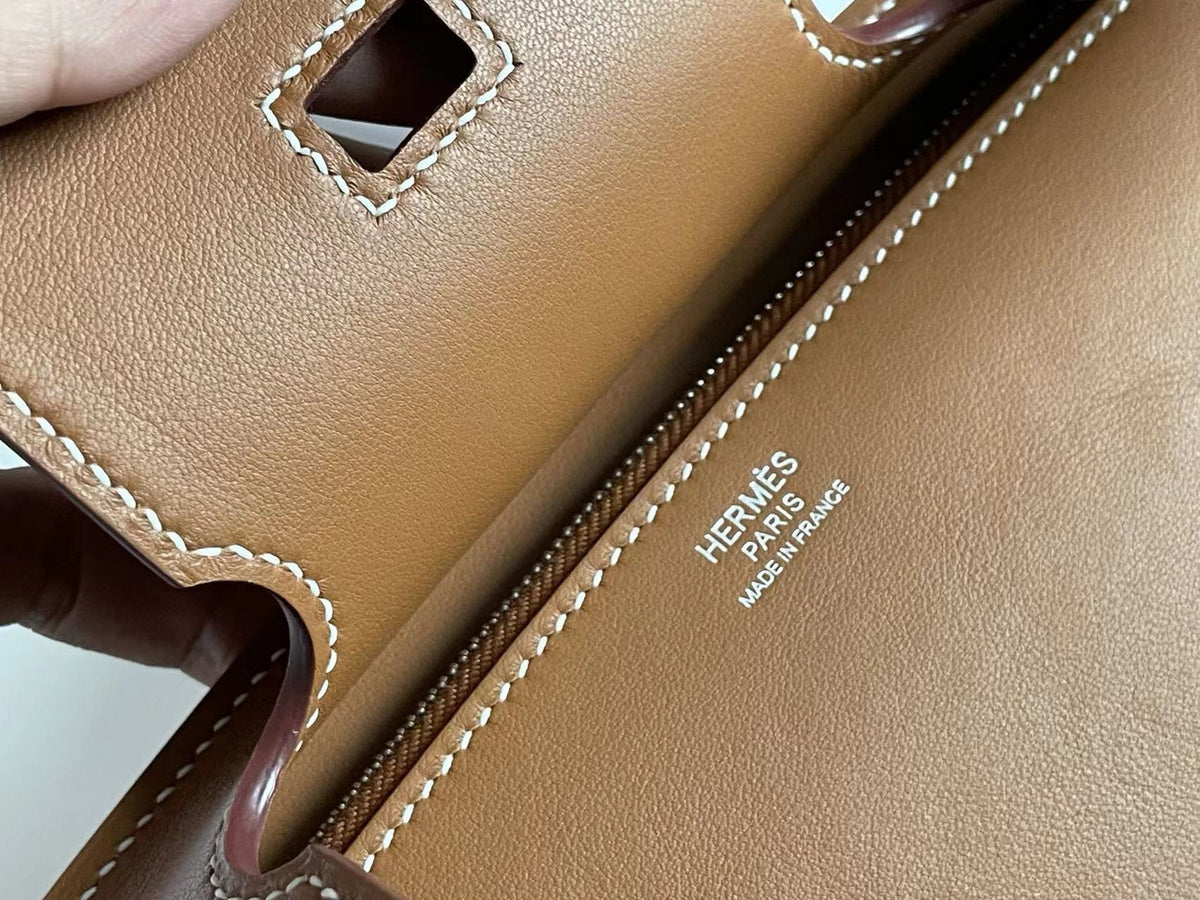 Hermès 3 En 1 Birkin 30 Gold Barenia Faubourg and Toile with Palladium Hardware