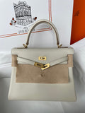 Hermes Craie Kelly 25 cm Swift Gold Hardware