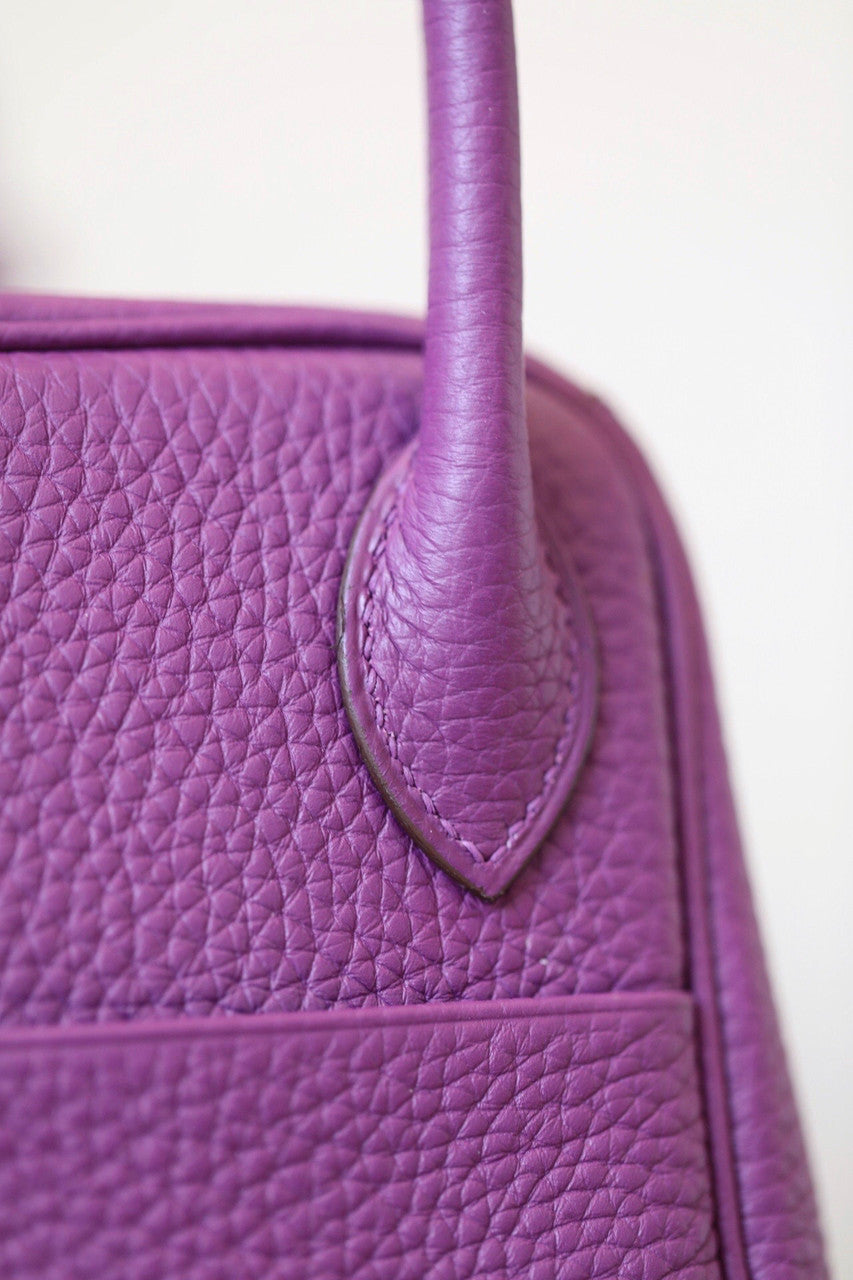 Hermes Lindy 30 P9 Anemone Togo Gold Hardware
