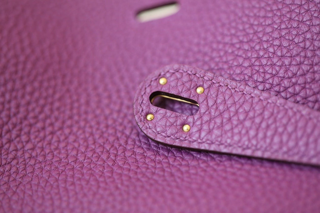 Hermes Lindy 30 P9 Anemone Togo Gold Hardware