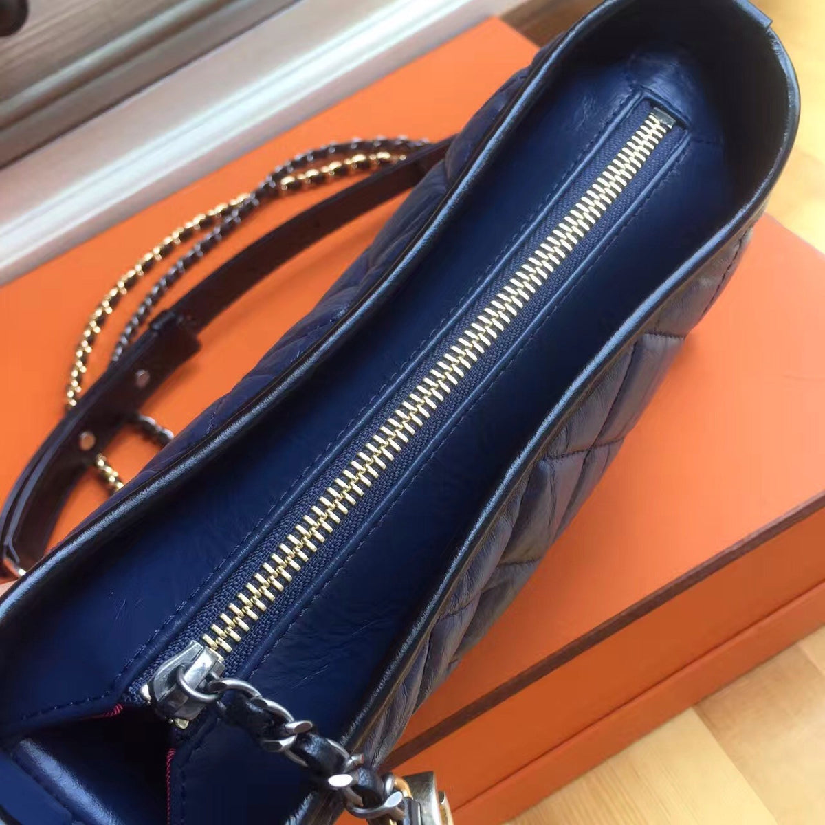 Chanel's Gabrielle Small Hobo Bag Black/Blue