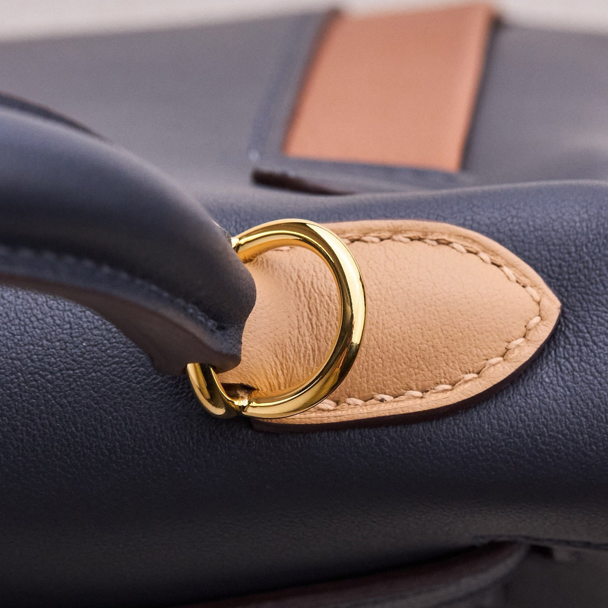 Hermes Colormatic Kelly 28 Bleu Nuit Swift Calfskin Palladium Hardware