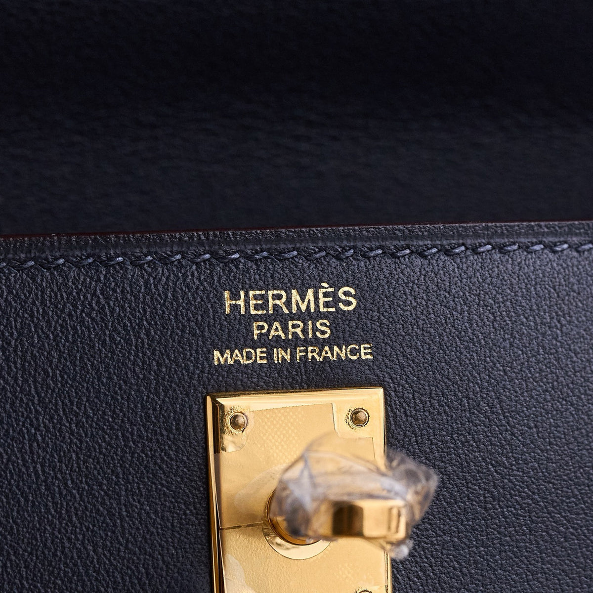 Hermes Colormatic Kelly 28 Bleu Nuit Swift Calfskin Palladium Hardware