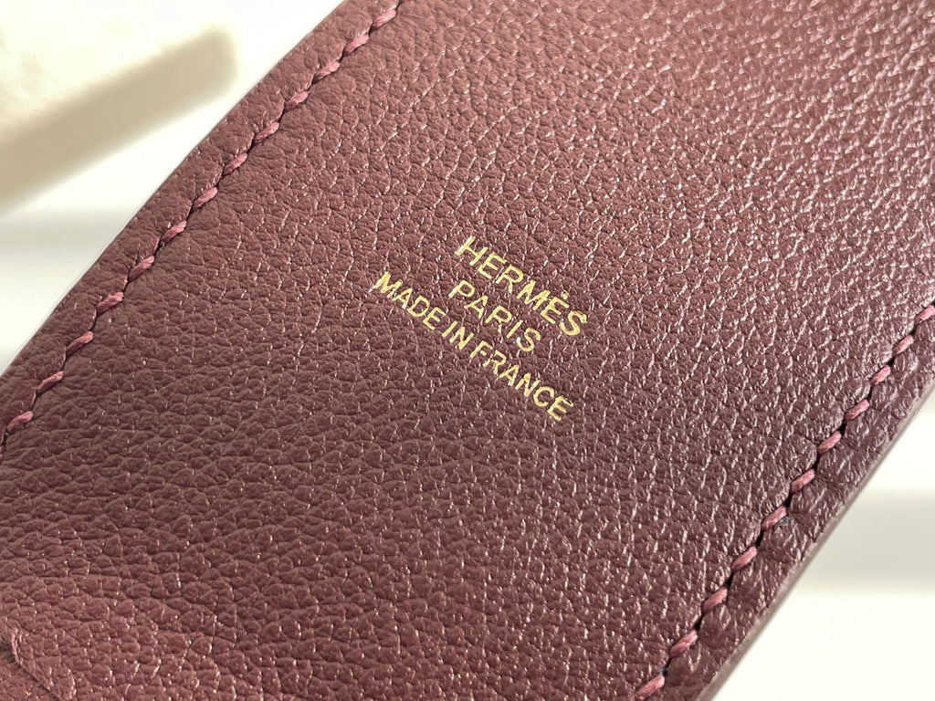HERMES New Drag 22 Bag Bordeaux