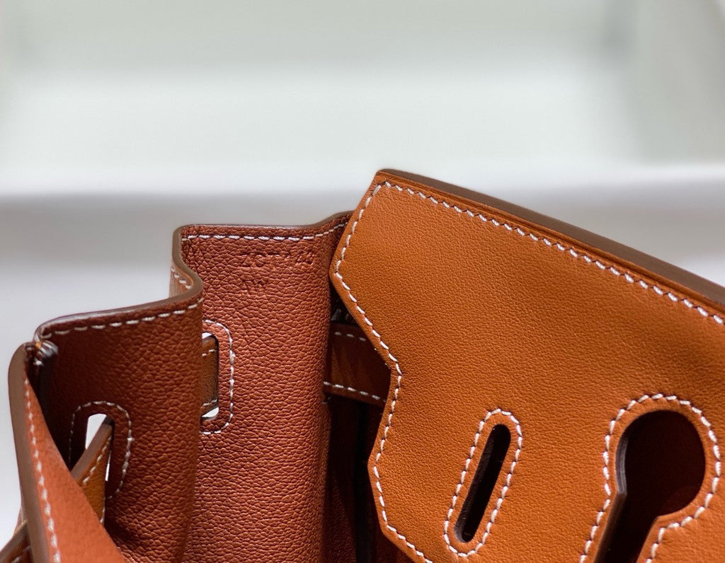 Hermès Birkin 30 Bag Toile Gold Swift Leather Hermes