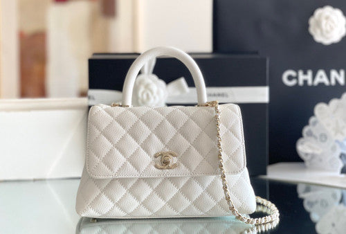 Chanel Small COCO HANDLE LEATHER HANDBAG