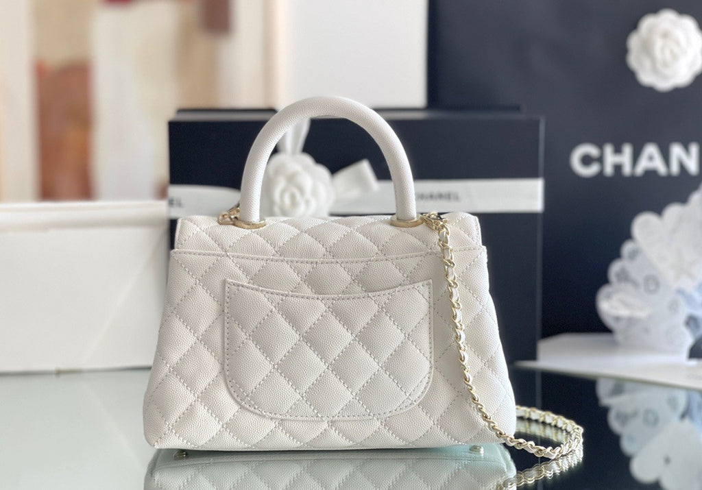 Chanel Small COCO HANDLE LEATHER HANDBAG