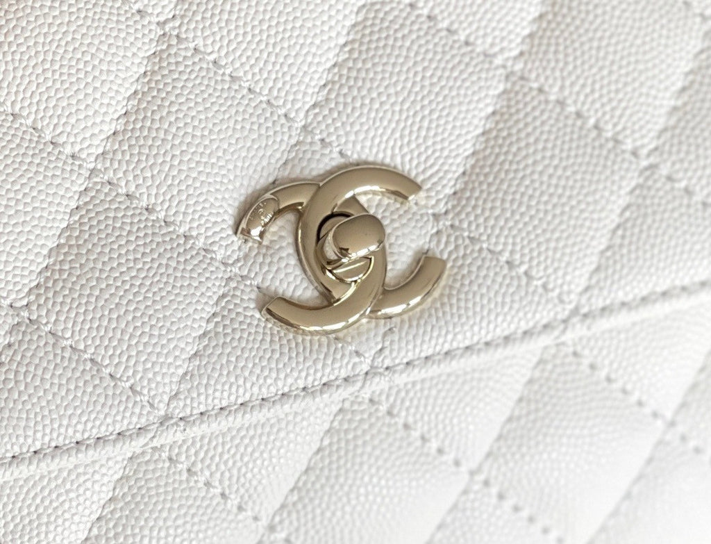 Chanel Small COCO HANDLE LEATHER HANDBAG
