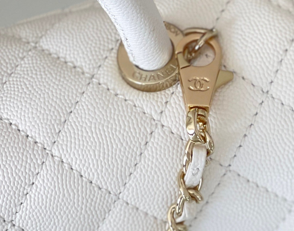 Chanel Small COCO HANDLE LEATHER HANDBAG