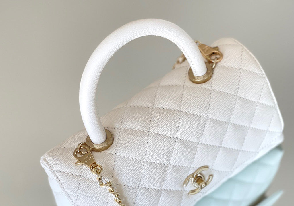 Chanel Small COCO HANDLE LEATHER HANDBAG