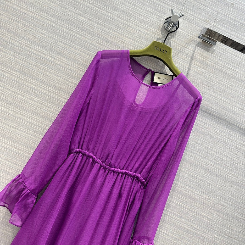 Gucci Silk chiffon dress