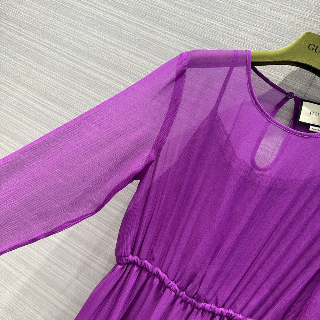 Gucci Silk chiffon dress