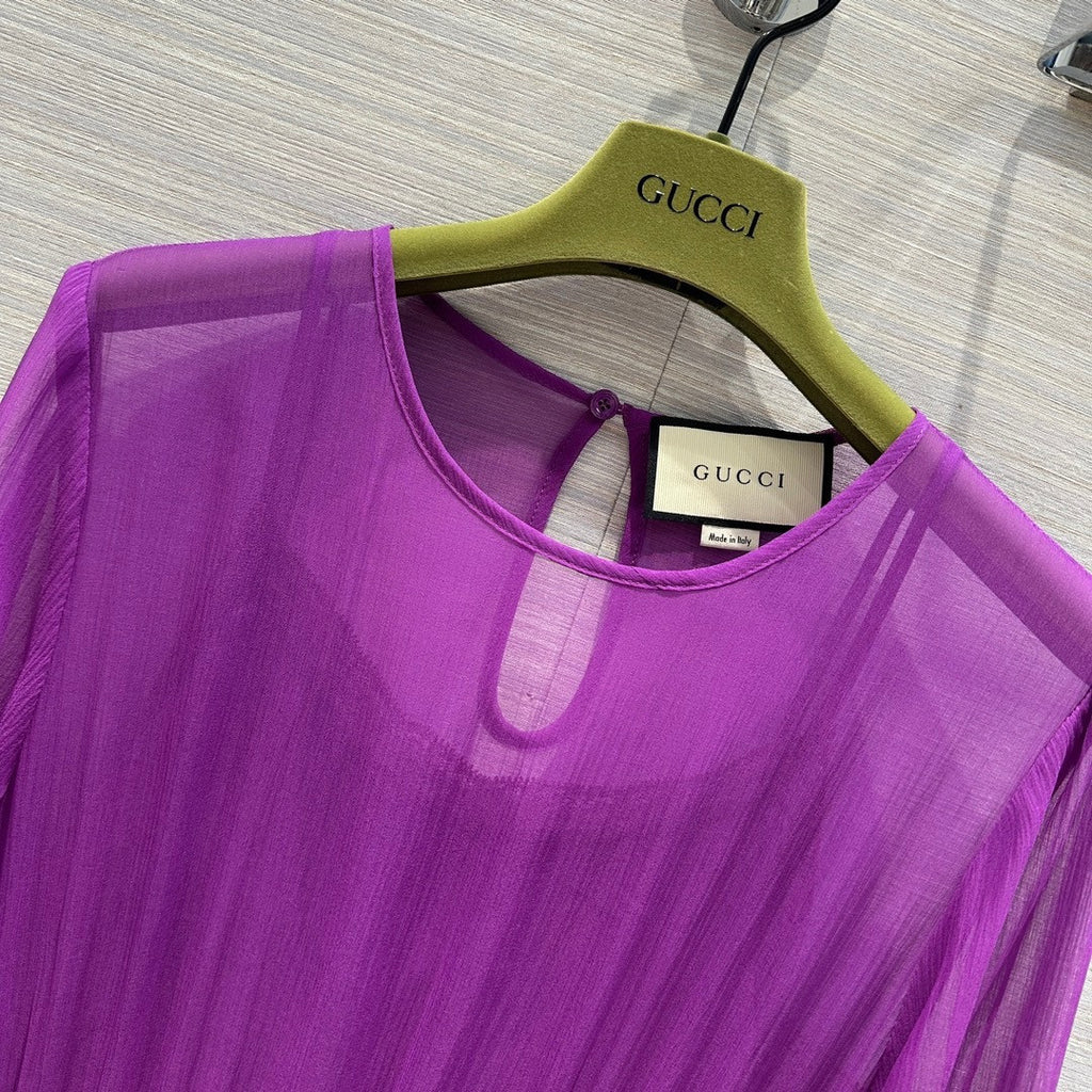 Gucci Silk chiffon dress