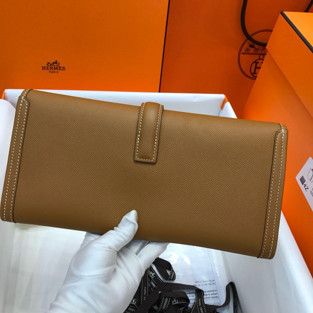 HERMÈS JIGE ELAN 29 GOLD EPSOM