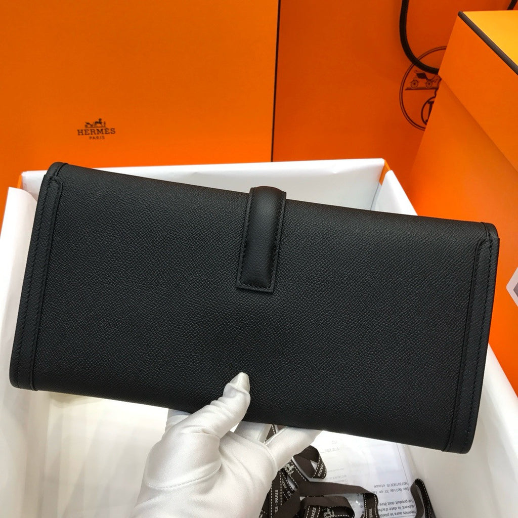 HERMÈS JIGE ELAN 29 EPSOM BLACK