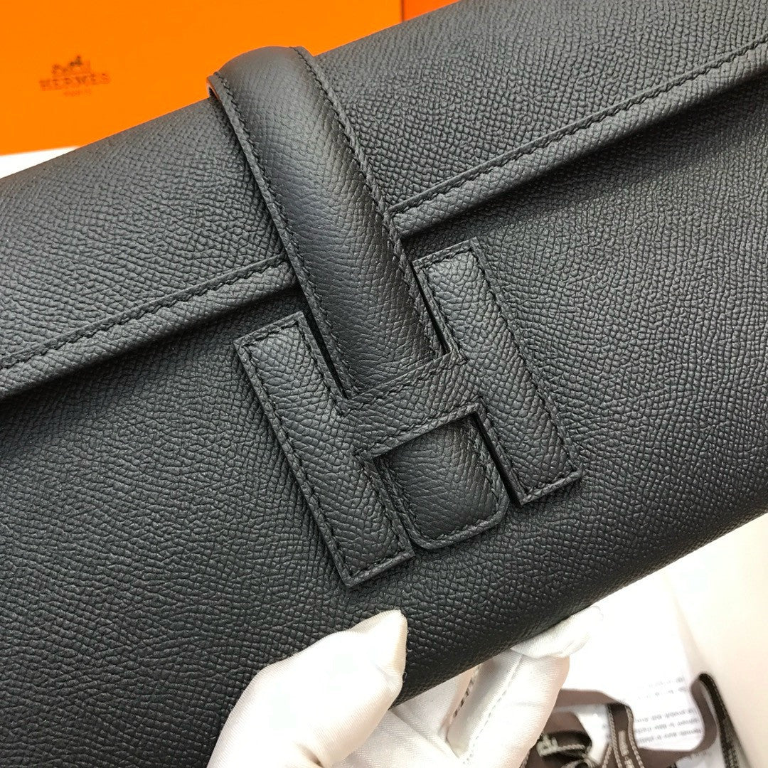 HERMÈS JIGE ELAN 29 EPSOM BLACK