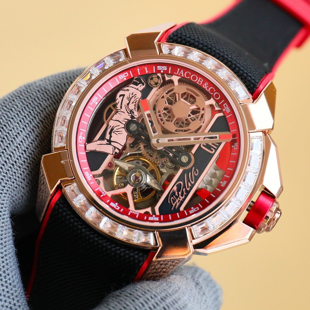Jacob & Co. V2 CR7 Epic X EX120.10.AD.AA.A Heart of CR7 Stainless Steel Limited Edition (2024) Red JACOB&CO