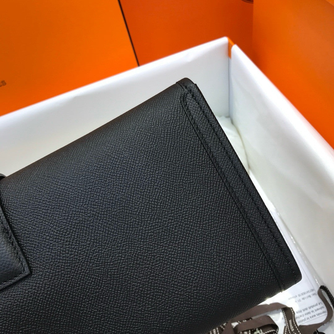 HERMÈS JIGE ELAN 29 EPSOM BLACK