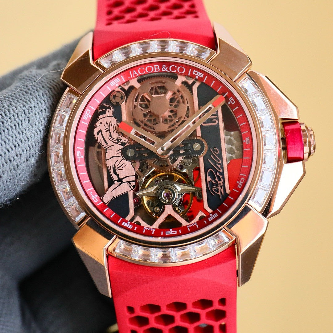 Jacob & Co. V2 CR7 Epic X EX120.10.AD.AA.A Heart of CR7 Stainless Steel Limited Edition (2024) Red JACOB&CO