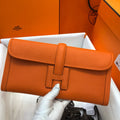 HERMÈS JIGE ELAN 29 EPSOM ORANGE