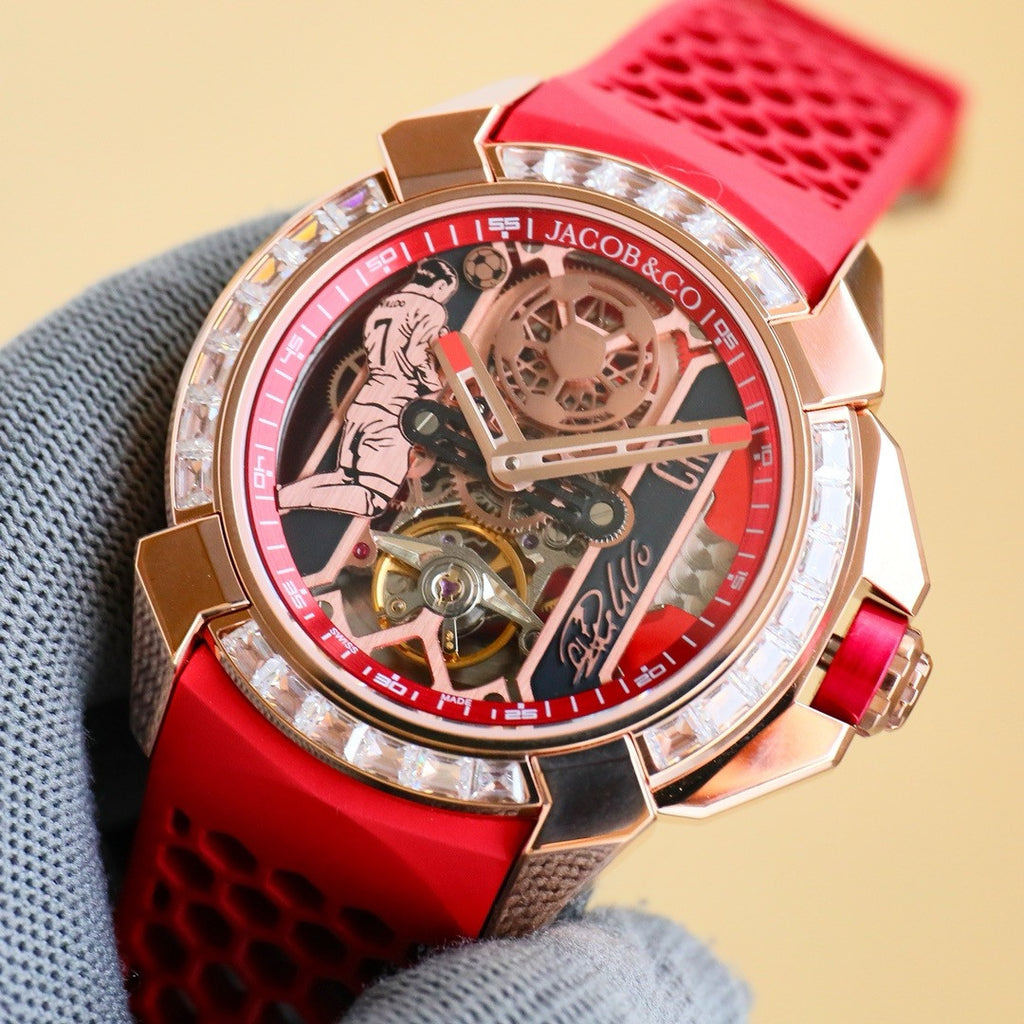 Jacob & Co. V2 CR7 Epic X EX120.10.AD.AA.A Heart of CR7 Stainless Steel Limited Edition (2024) Red JACOB&CO