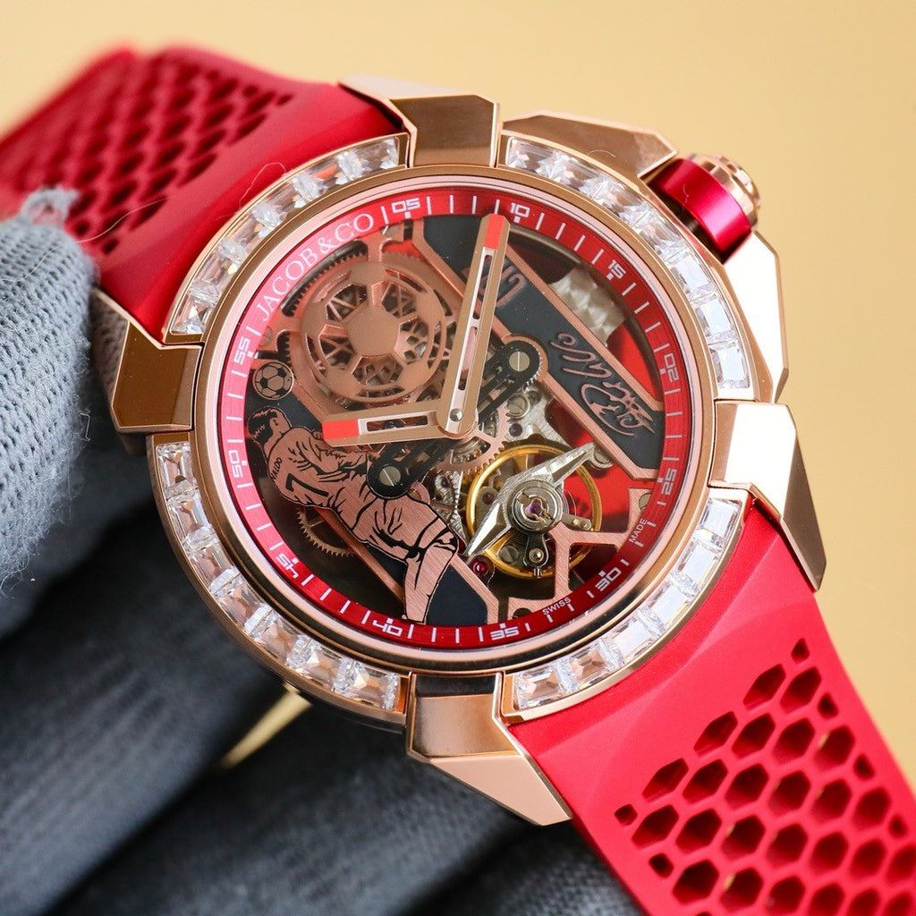 Jacob & Co. V2 CR7 Epic X EX120.10.AD.AA.A Heart of CR7 Stainless Steel Limited Edition (2024) Red JACOB&CO