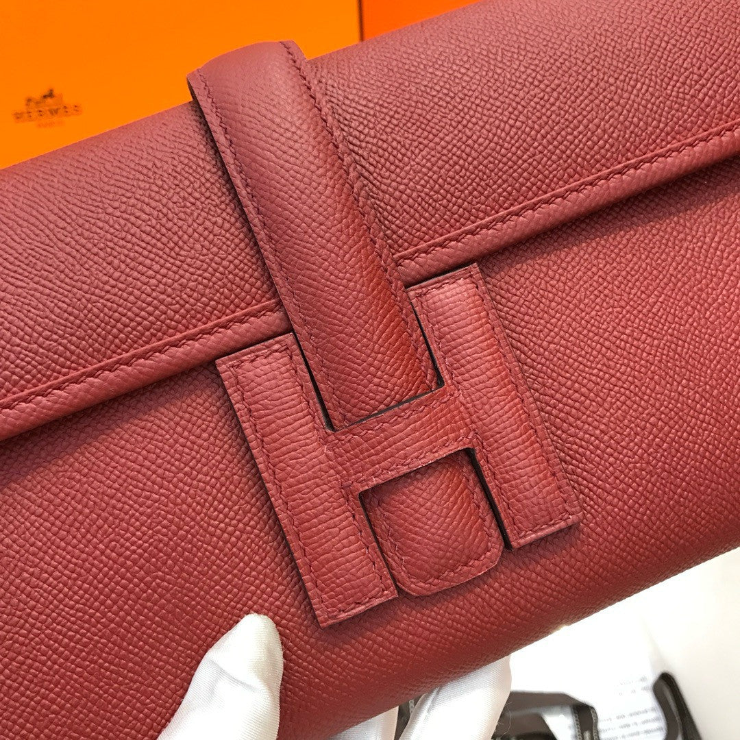 HERMÈS JIGE ELAN 29 EPSOM RUBY