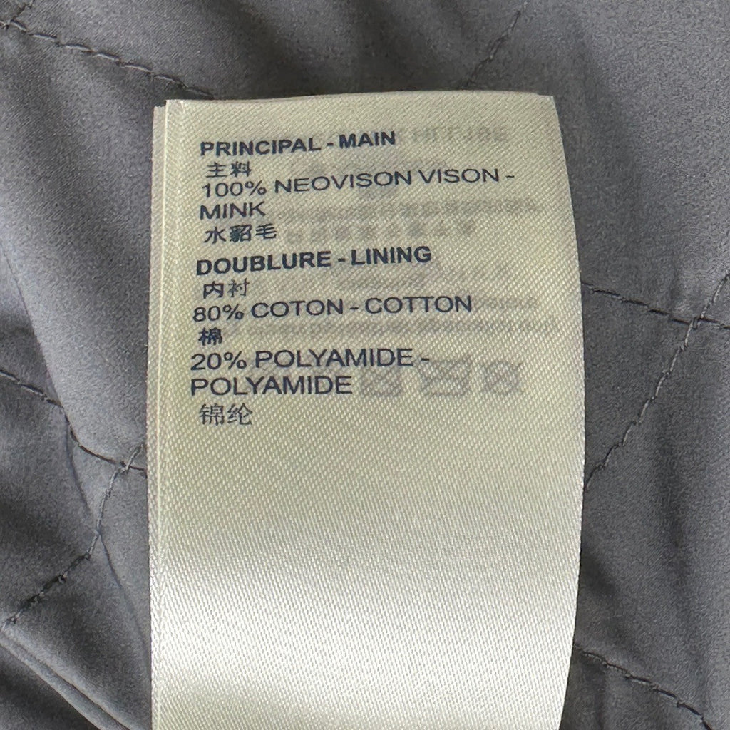 Louis Vuitton Monogram Mink Open Arm Jacket