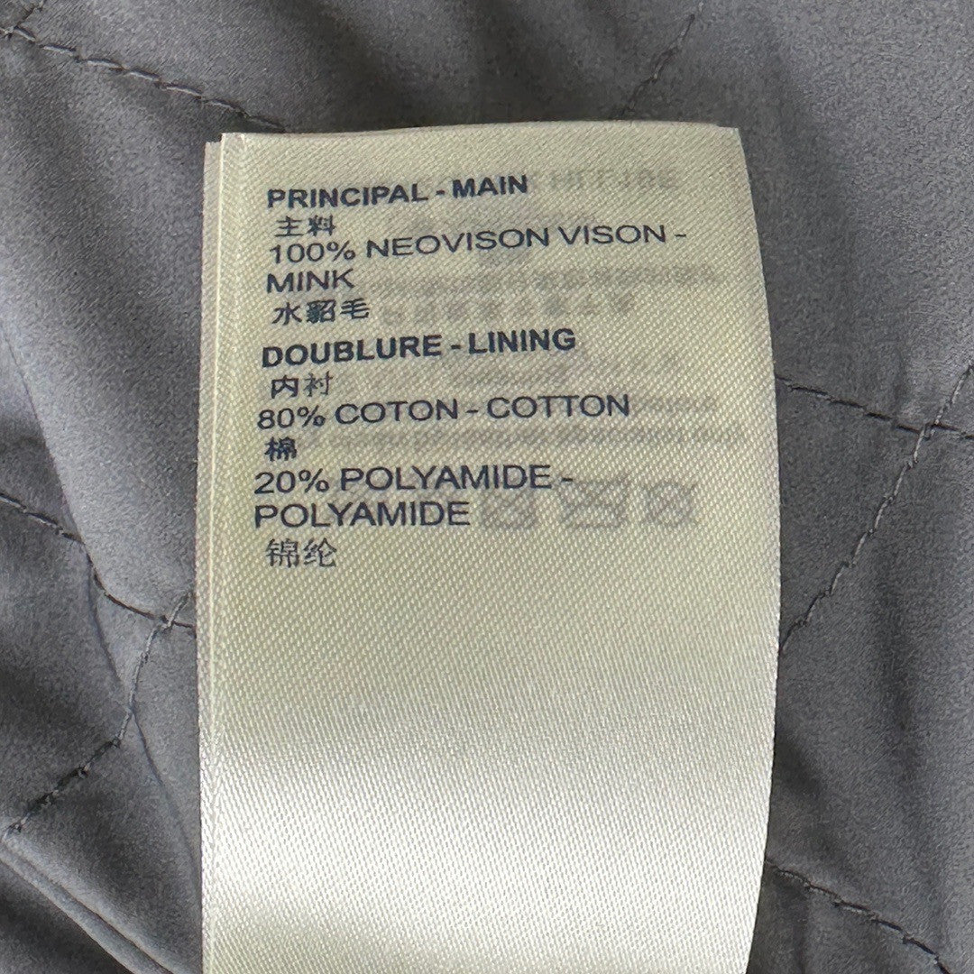 Louis Vuitton Monogram Mink Open Arm Jacket