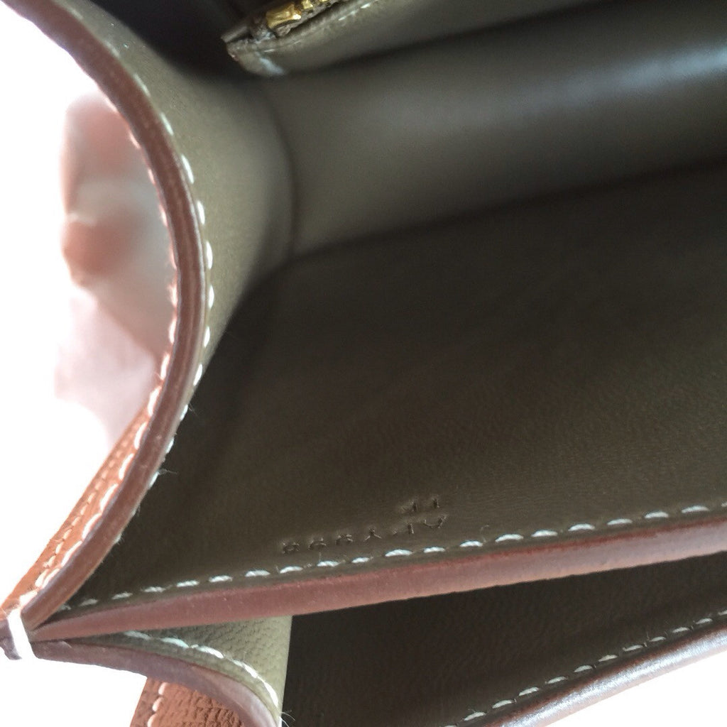 Hermes 8F Etain Constance 24 Epsom bag with Gold Hardwares