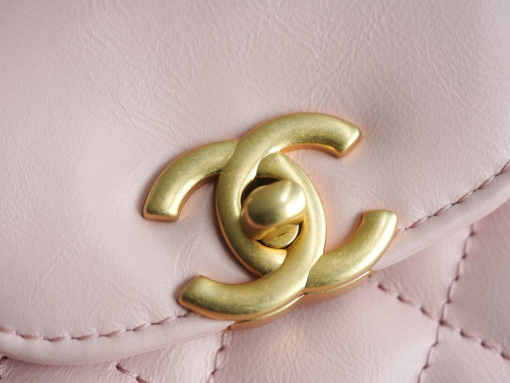 Chanel Kelly Mini Shopping Bag Pink