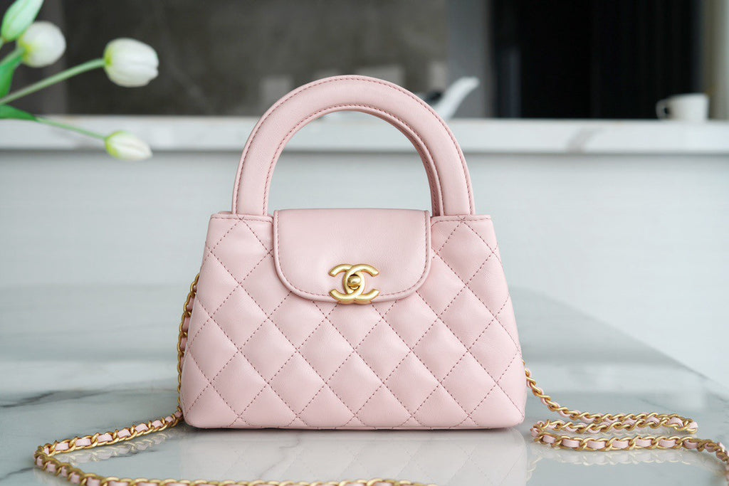 Chanel Kelly Mini Shopping Bag Pink