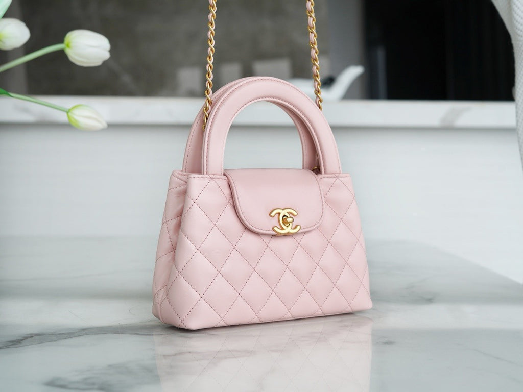 Chanel Kelly Mini Shopping Bag Pink