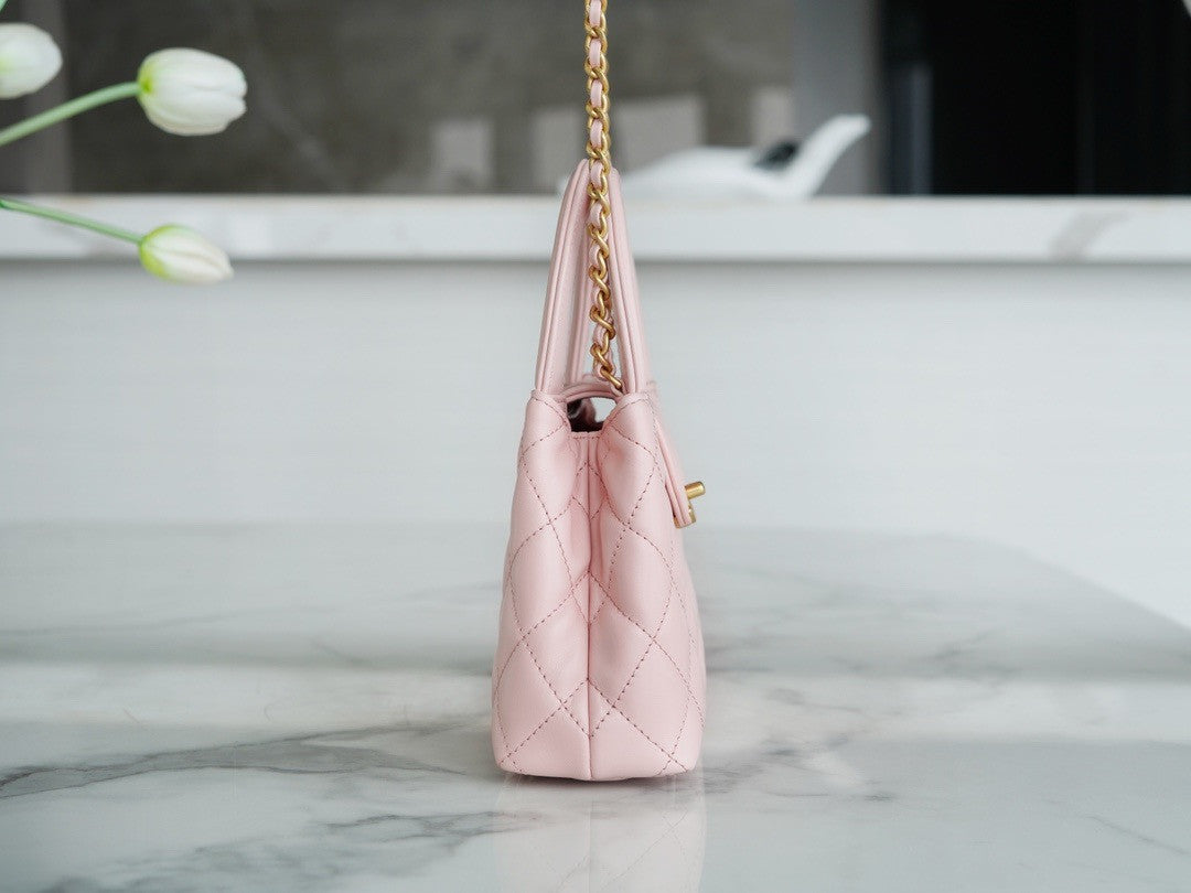 Chanel Kelly Mini Shopping Bag Pink