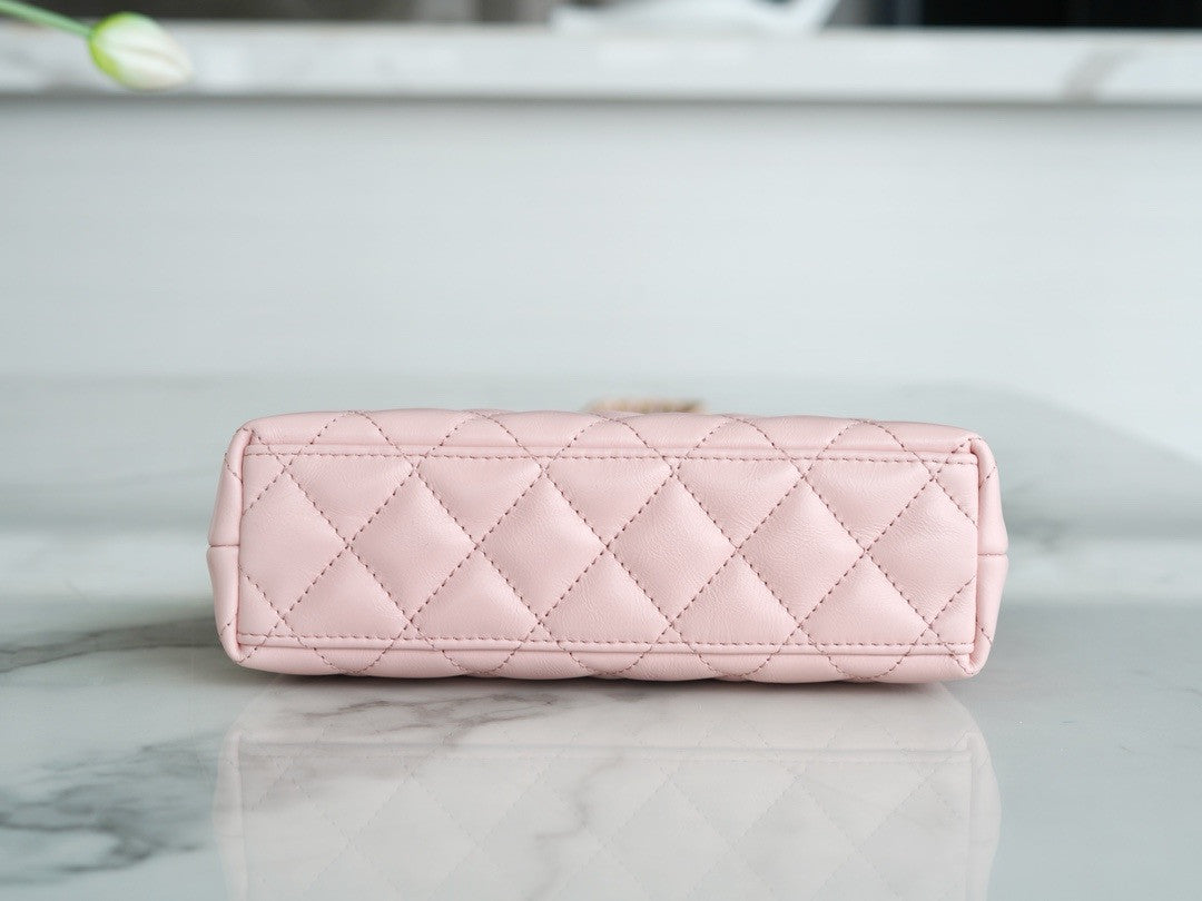 Chanel Kelly Mini Shopping Bag Pink