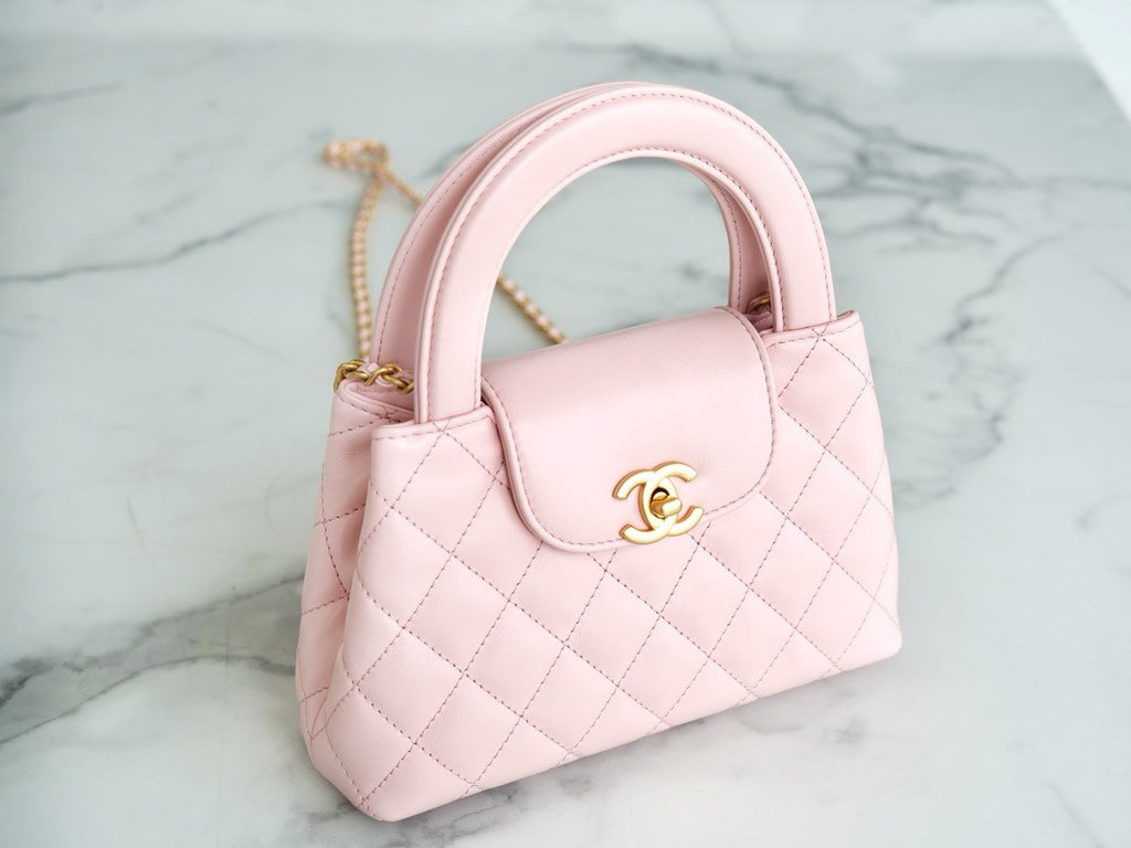 Chanel Kelly Mini Shopping Bag Pink