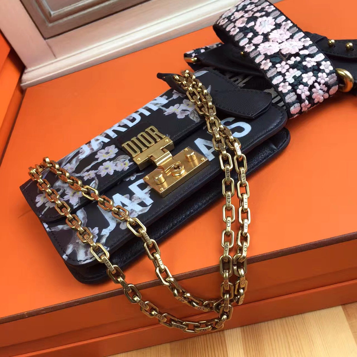 Christian Dior  "DIORADDICT" FLAP BAG Jardin Japonais Limited Edition