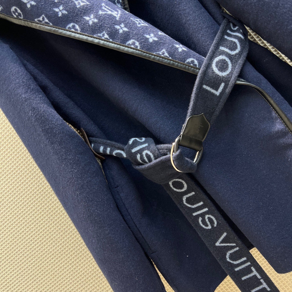 Louis Vuitton HOODED WRAP COAT