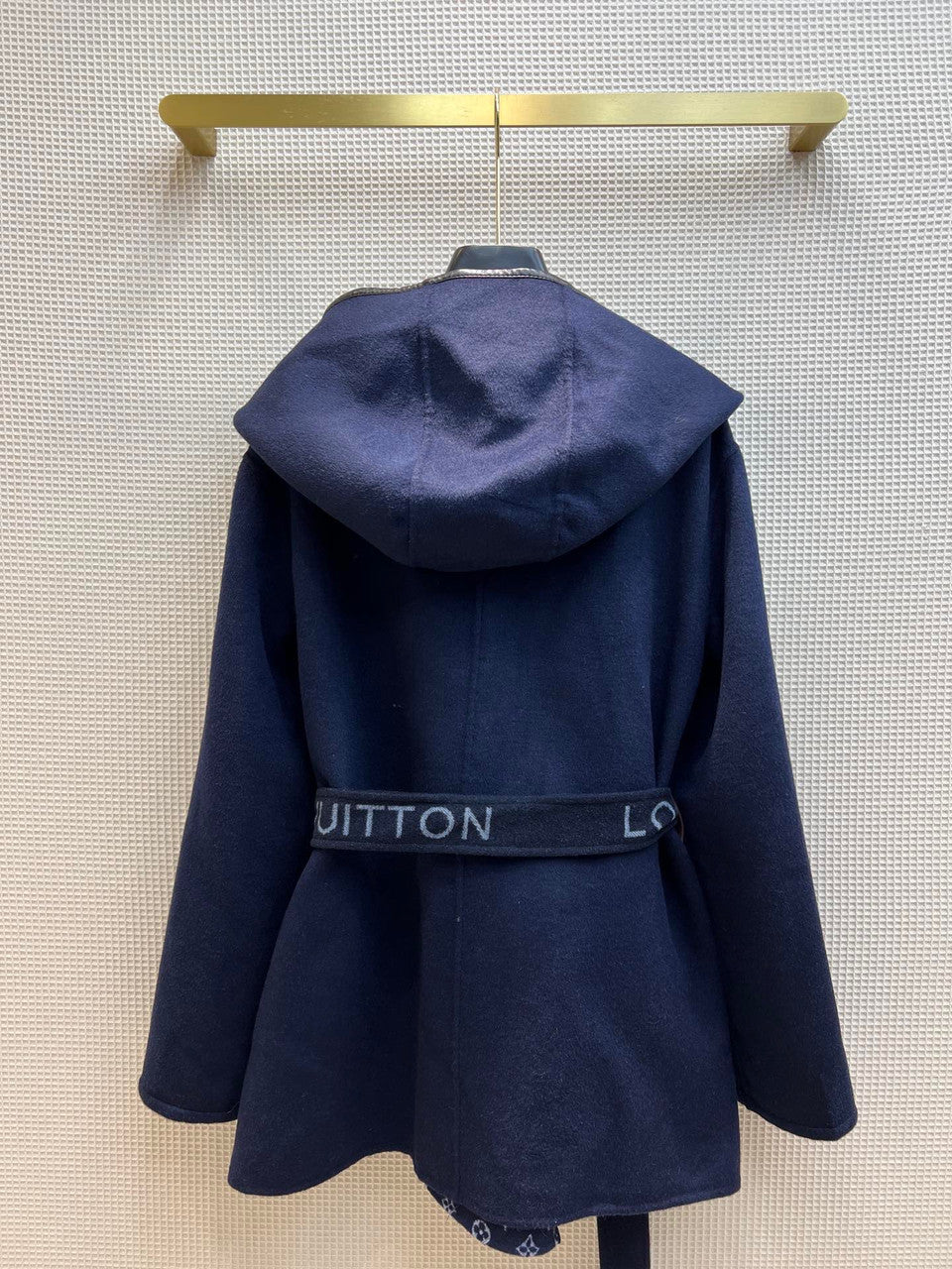 Louis Vuitton HOODED WRAP COAT