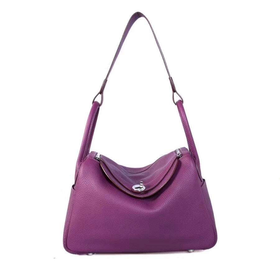 Hermes P9 Anemone  Lindy 30 Togo Palladium Hardware