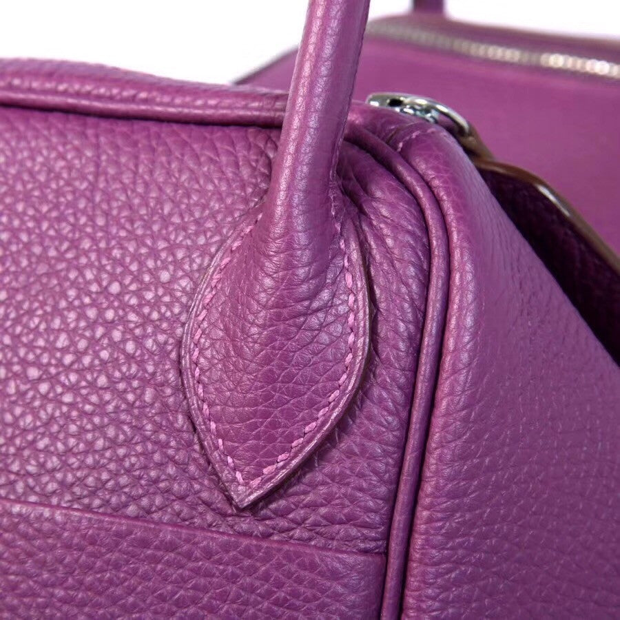 Hermes P9 Anemone  Lindy 30 Togo Palladium Hardware