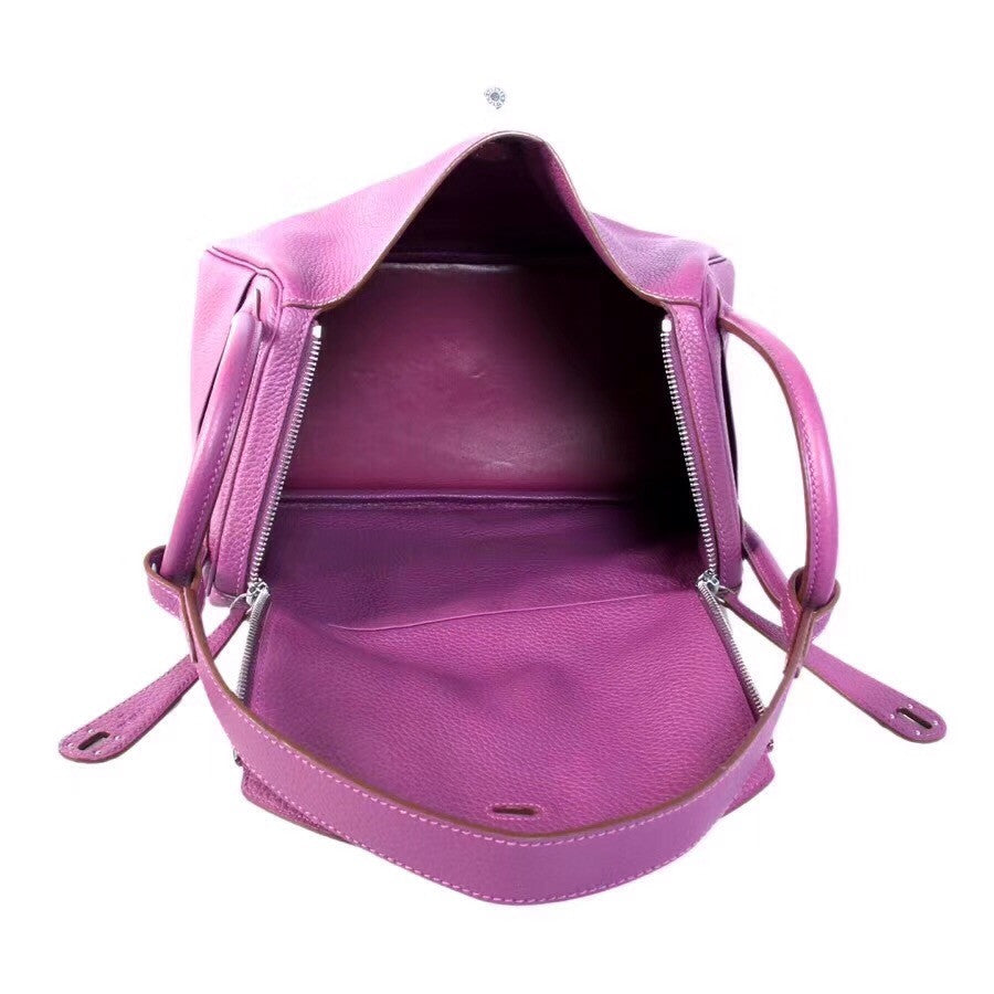 Hermes P9 Anemone  Lindy 30 Togo Palladium Hardware