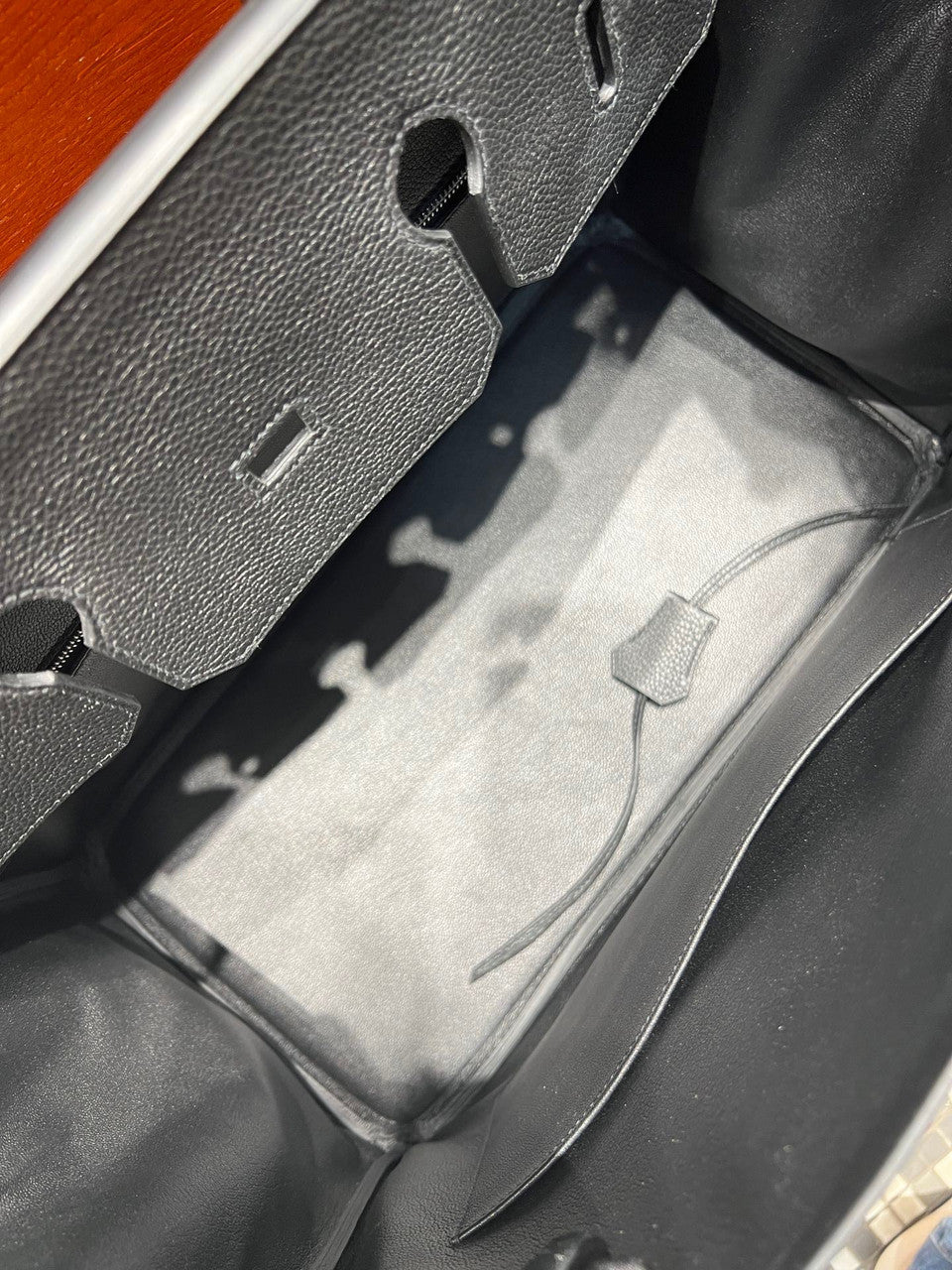 Hermes Black Birkin 40 Togo leather Palladium Hardware