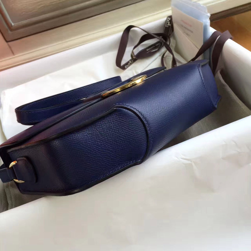 Hermes Cherche-Midi 25 Dark Blue