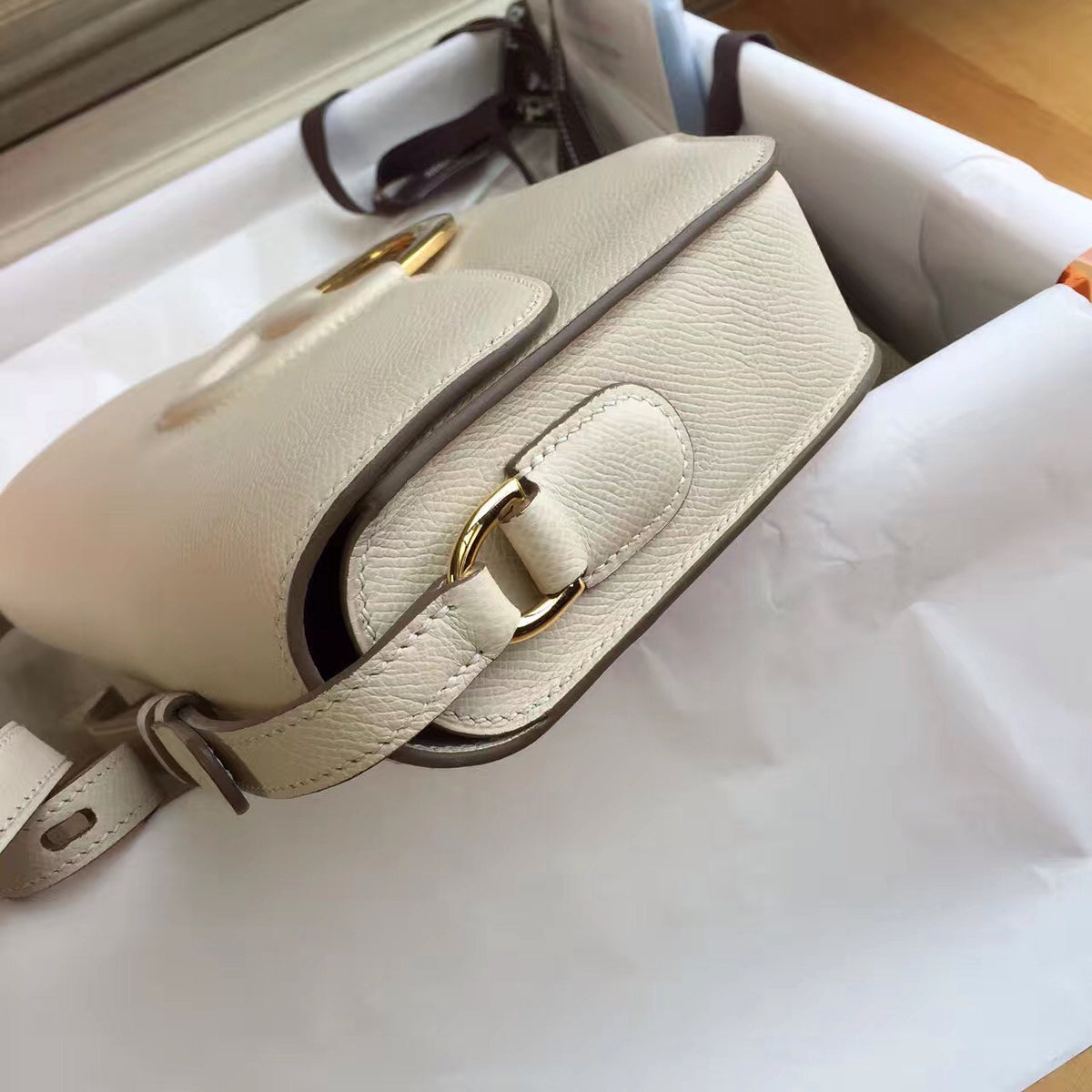 Hermes Cherche-Midi 25 White