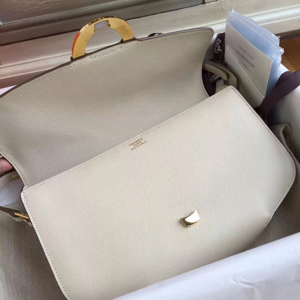 Hermes Cherche-Midi 25 White